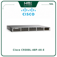 Cisco Catalyst C9300L-48P-4X-E – Switch Layer 3 48 Cổng PoE+ 4×10G SFP+ Chính Hãng