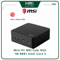 Máy bộ Mini PC MSI Cubi NUC 1M B0B1 Intel Core 5 120U WiFi 6E Bluetooth 5.3 120W Chính Hãng 3 Năm