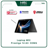 Laptop MSI Prestige 14 AI+ Core Ultra 7 355 32GB 512GB 14” FHD+ WiFi 7