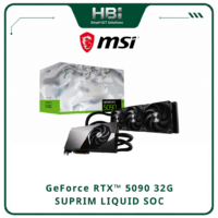 Card màn hình MSI GeForce RTX 5090 32G SUPRIM LIQUID SOC