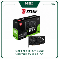 Card màn hình MSI GeForce RTX 3050 6G VENTUS 2X E OC