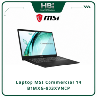 Laptop MSI Commercial 14 B1MXG-803XVNCP Core 5 120U | 16GB RAM | 512GB SSD | 14 Inch FHD | Laptop Doanh Nghiệp Chính Hãng