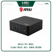 Mini PC MSI Cubi NUC AI+ 2MG B206 Core Ultra 5 226V | 16GB RAM | Wi-Fi 6E | AI PC Doanh Nghiệp Chính Hãng