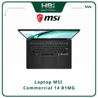 Laptop MSI Commercial 14 Core 5 120U 16GB 512GB 14” FHD IPS Doanh Nghiệp Chính Hãng