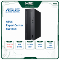 Máy tính để bàn ASUS ExpertCenter S501SER – Intel Core i5-14400, 8GB RAM, 512GB SSD, Windows 11 Home