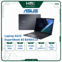 Laptop ASUS ExpertBook B3 B3405CCA – Intel Core Ultra 7 255H, 16GB RAM, 512GB SSD, 14 Inch WUXGA, Windows 11 Home